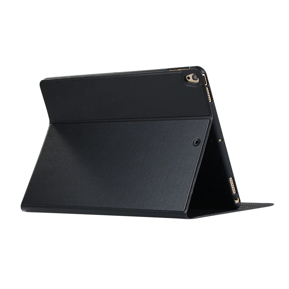 PU Leather Protection Smart Casing with Stand for iPad Air 10.5 inch (2019) / iPad 10.2 (2021)/(2020)/(2019) - Black - 4