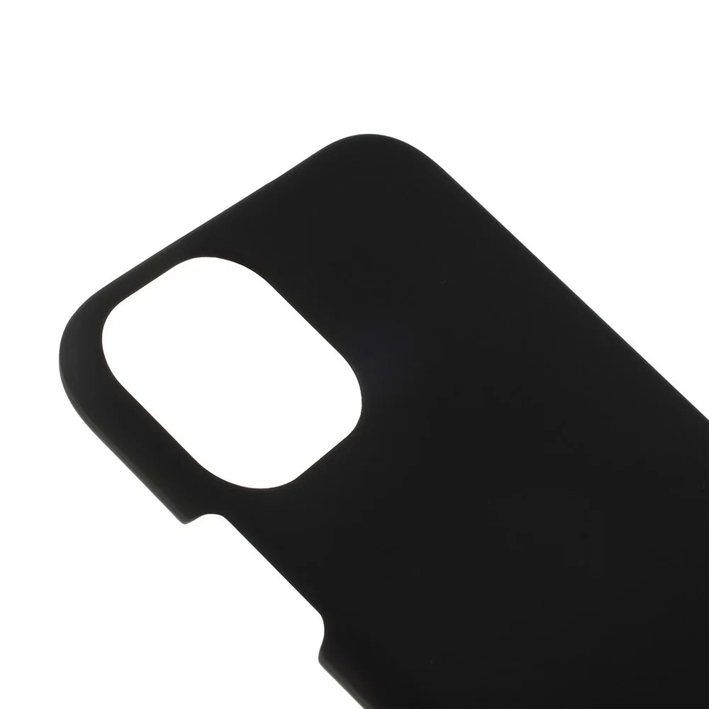 Rubberized Plastic Hard Phone Case Cover for iPhone 11 6.1 inch (2019) - Black - 4