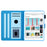 Leather Case with Card Storage for iPad mini (2019) 7.9 inch / 4 / 3 / 2 / 1 - Baby Blue - 5