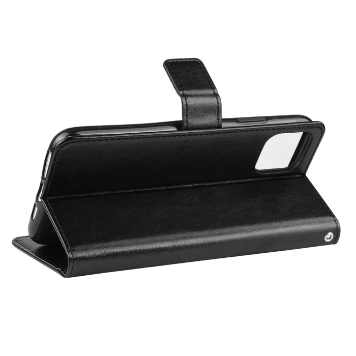 Crazy Horse Texture Leather Wallet Phone Case for 	iPhone 11 6.1 inch (2019) - Black - 6