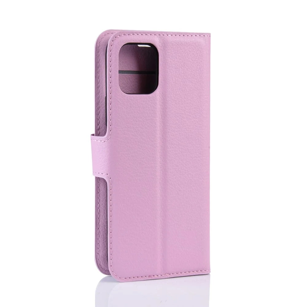 Litchi Skin Wallet Leather Stand Case for iPhone 11 Pro 5.8 inch (2019) - Pink - 6