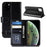 PU Leather Stand Wallet Flip Phone Cover for iPhone 11 Pro 5.8 inch (2019) - Black - 1