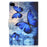 Shock-proof Pattern Printing Card Slot Stand PU Leather Tablet Cover for iPad Mini / Mini 2 / Mini 3 / Mini 4 / mini (2019) 7.9 inch - Blue Butterflies - 3