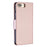 Litchi Skin Leather Wallet Case for iPhone 8 Plus / 7 Plus - Rose Gold - 3