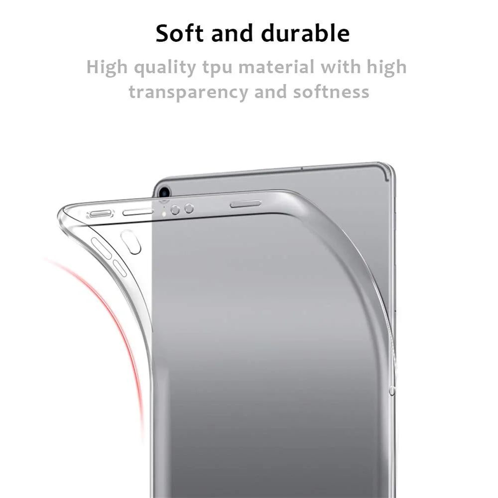 For iPad Air 11 (2026) / (2025) / (2024) / Air (2022) / (2020) / Pro 11-inch (2018) Crystal Clear Soft Case TPU Tablet Cover - 2