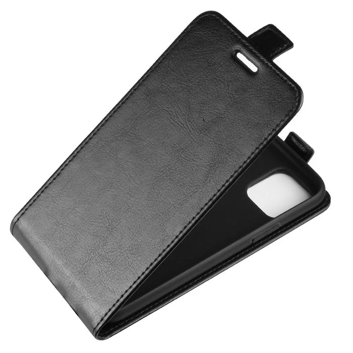 Vertical Flip Leather Phone Shell for iPhone 11 6.1 inch (2019) - Black - 3
