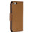 Litchi Texture Leather Wallet Stand Case for iPhone 6/6S - Brown - 3