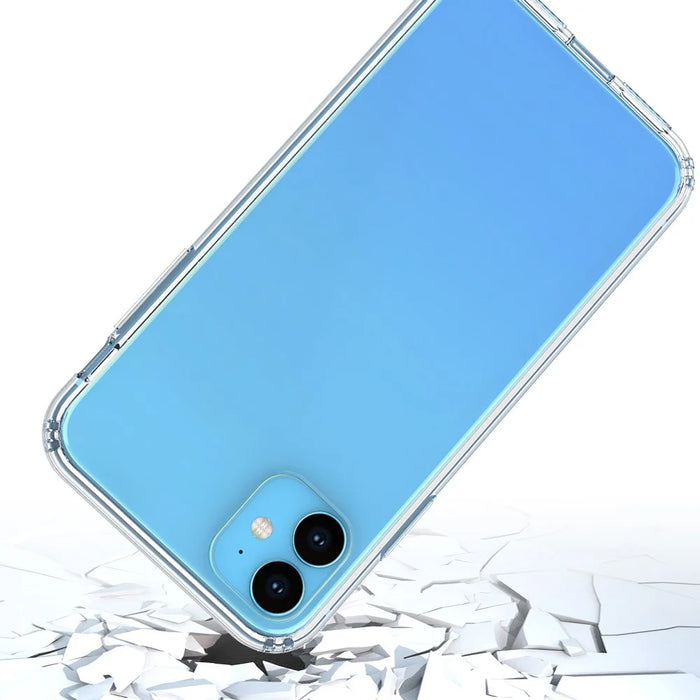 50Pcs/Pack Clear Acrylic + TPU Hybrid Back Case for iPhone 11 6.1 inch (2019) - Transparent - 3