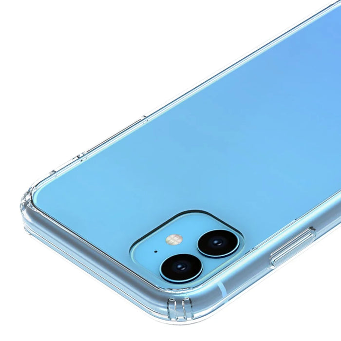 50Pcs/Pack Clear Acrylic + TPU Hybrid Back Case for iPhone 11 6.1 inch (2019) - Transparent - 4