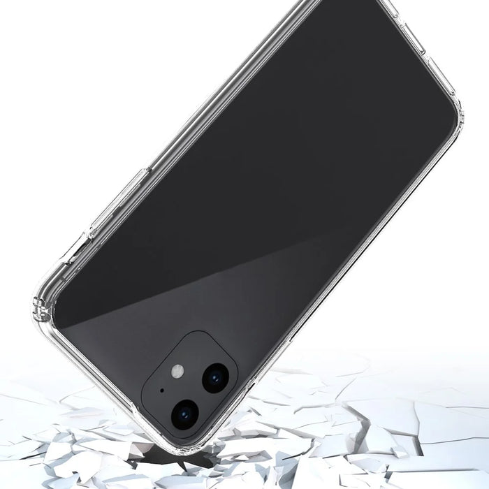 50Pcs/Pack Clear Acrylic + TPU Hybrid Phone Shell for iPhone 11 Pro Max 6.5 inch (2019) - Transparent - 2