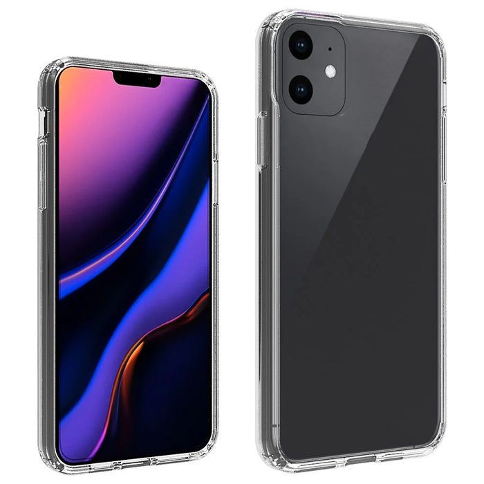 50Pcs/Pack Clear Acrylic + TPU Hybrid Phone Shell for iPhone 11 Pro Max 6.5 inch (2019) - Transparent - 3
