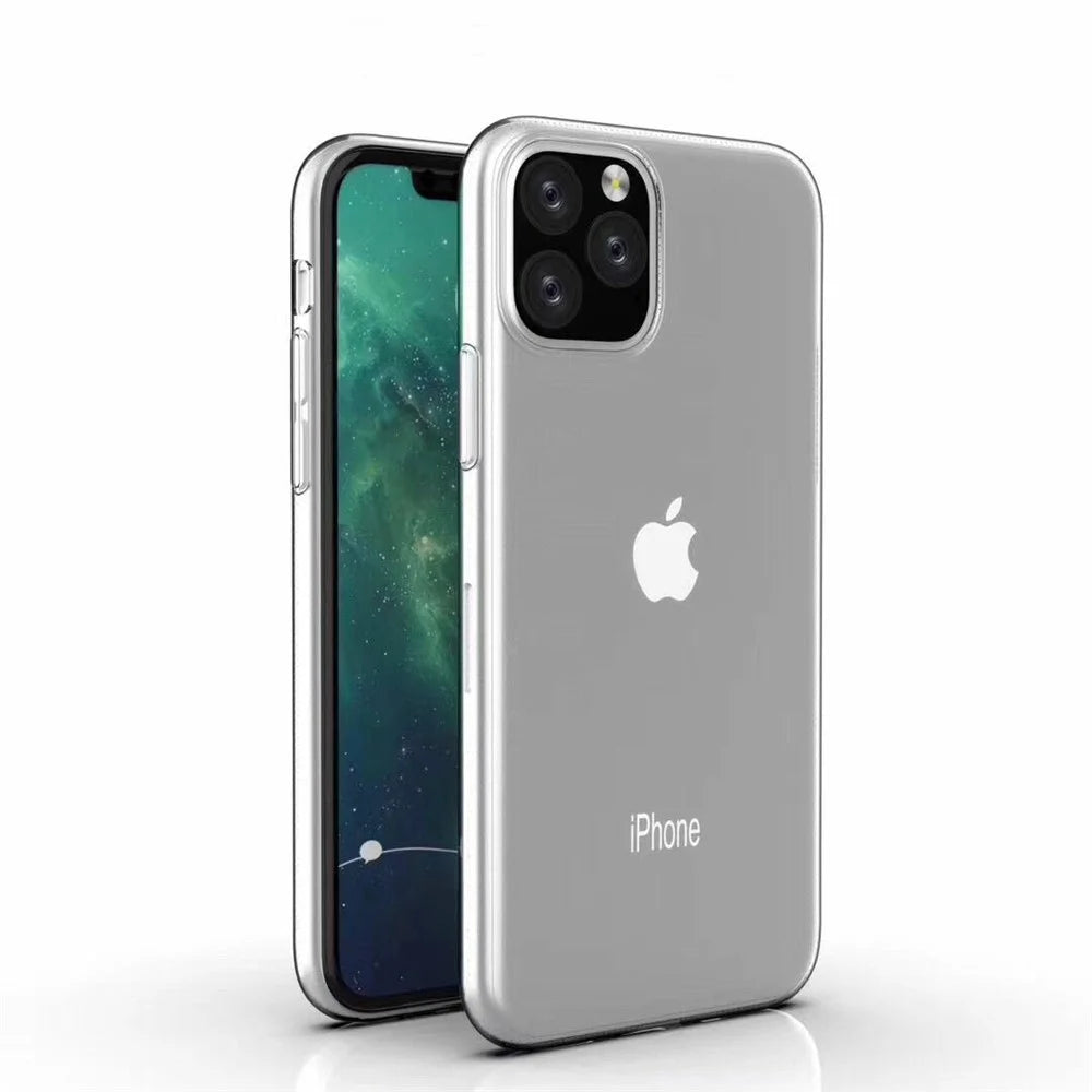 For iPhone 11 6.1 inch (2019) Soft TPU Phone Case Shockproof Protective Phone Back Cover Shell - 2