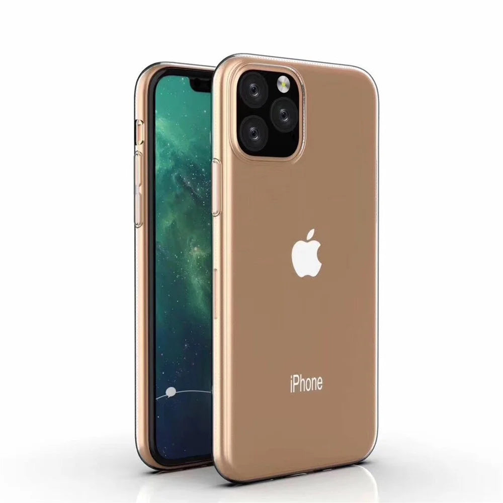 For iPhone 11 6.1 inch (2019) Soft TPU Phone Case Shockproof Protective Phone Back Cover Shell - 3