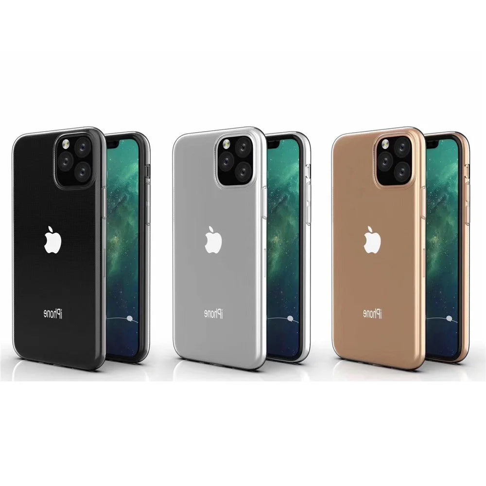 For iPhone 11 6.1 inch (2019) Soft TPU Phone Case Shockproof Protective Phone Back Cover Shell - 5