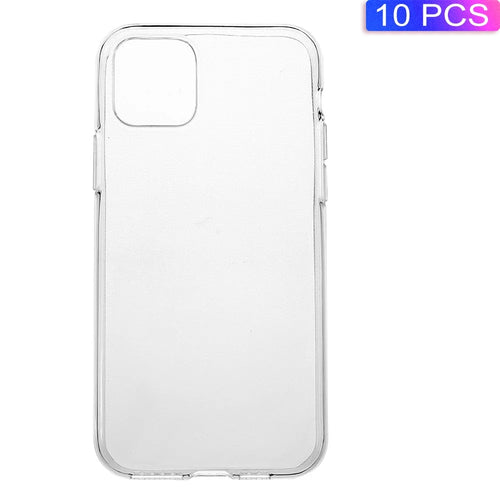 10PCS Transparent Soft TPU Phone Shell for iPhone 11 Pro 5.8 inch (2019) with Non-slip Inner - 1