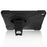 For Apple iPad Air 2 X-Shape PC + TPU Tablet Shell with 360 Degree Swivel Kickstand - Black - 3