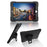 For Apple iPad Air 2 X-Shape PC + TPU Tablet Shell with 360 Degree Swivel Kickstand - Black - 7