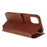 AZNS Leather Stand Phone Shell with Card Slots for iPhone 11 Pro 5.8 inch (2019) - Brown - 3