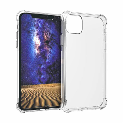 Clear Shock Absorption Soft TPU Phone Casing for iPhone 11 6.1 inch (2019) - Transparent - 1
