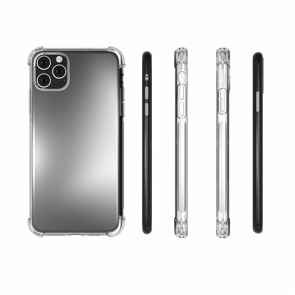 Clear Shock Absorption Soft TPU Phone Shell for iPhone 11 Pro 5.8 inch (2019) - Transparent - 2