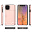 Plastic + TPU Hybrid Card Holder Case for iPhone 11 Pro 5.8 inch (2019) - Rose Gold - 2