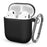 Thickened Silicone Case for Apple AirPods with Wireless Charging Case (2019) / AirPods with Charging Case (2019) (2016) - Black - 1