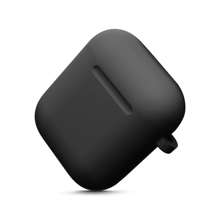 Thickened Silicone Case for Apple AirPods with Wireless Charging Case (2019) / AirPods with Charging Case (2019) (2016) - Black - 4