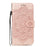 Imprinted Sun Mandala Flower Pattern Leather Wallet Shell for iPhone 11 Pro Max 6.5 inch (2019) - Rose Gold - 2