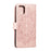 Imprinted Sun Mandala Flower Pattern Leather Wallet Shell for iPhone 11 Pro Max 6.5 inch (2019) - Rose Gold - 4
