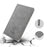 Deer Pattern PU Leather PC Stand Tablet Cover Shell for iPad 9.7-inch (2018) - Grey - 4