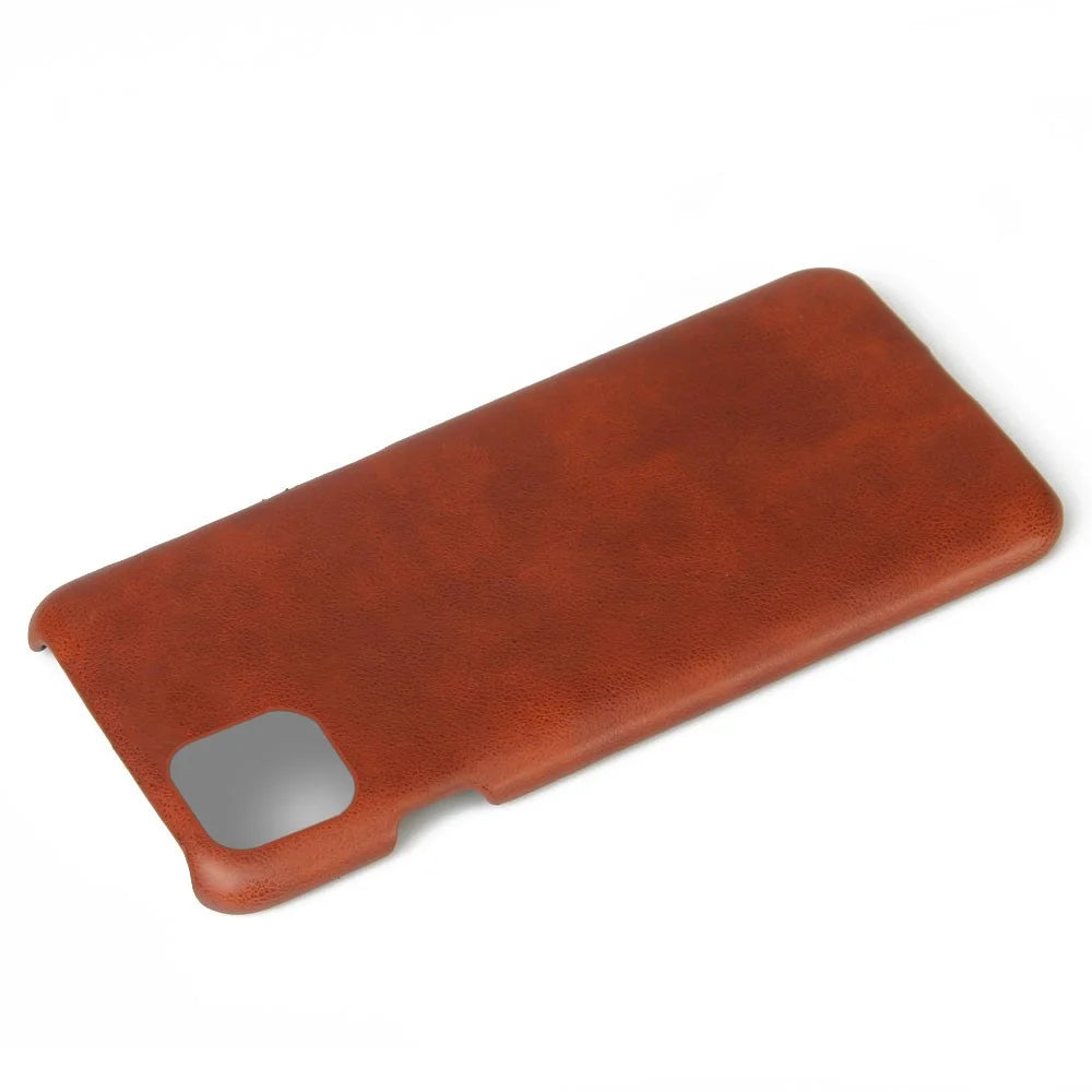 Crazy Horse PU Leather+PC Shell Case for iPhone 11 Pro Max 6.5 inch (2019) - Brown - 2