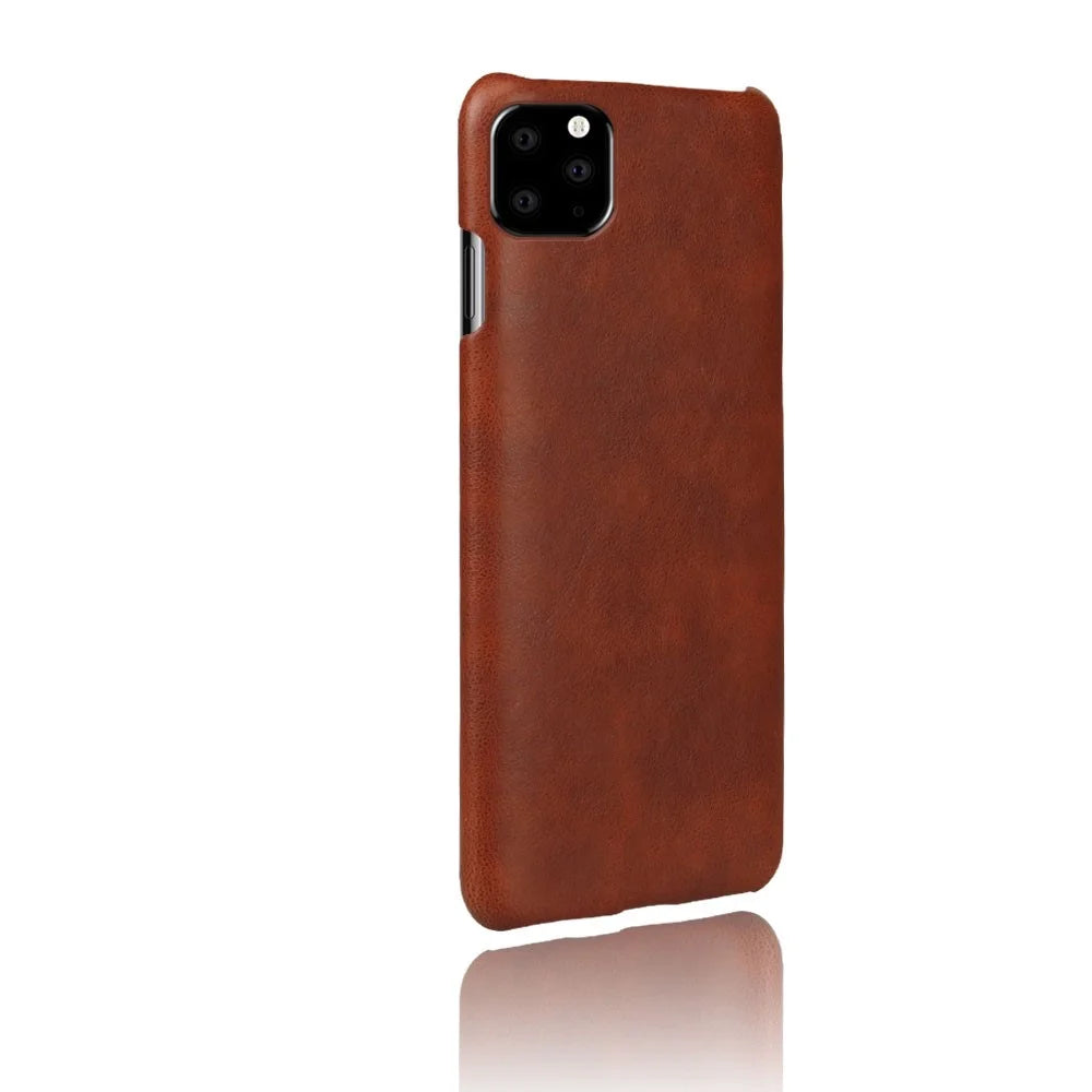 Crazy Horse PU Leather+PC Shell Case for iPhone 11 Pro Max 6.5 inch (2019) - Brown - 4