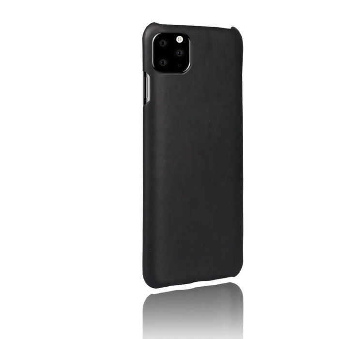 Crazy Horse PU Leather Coated Plastic Shell Covering Case for iPhone 11 6.1 inch (2019) - Black - 4