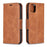 Solid Color PU Leather Wallet Stand Phone Shell for iPhone 11 6.1 inch (2019) - Brown - 4