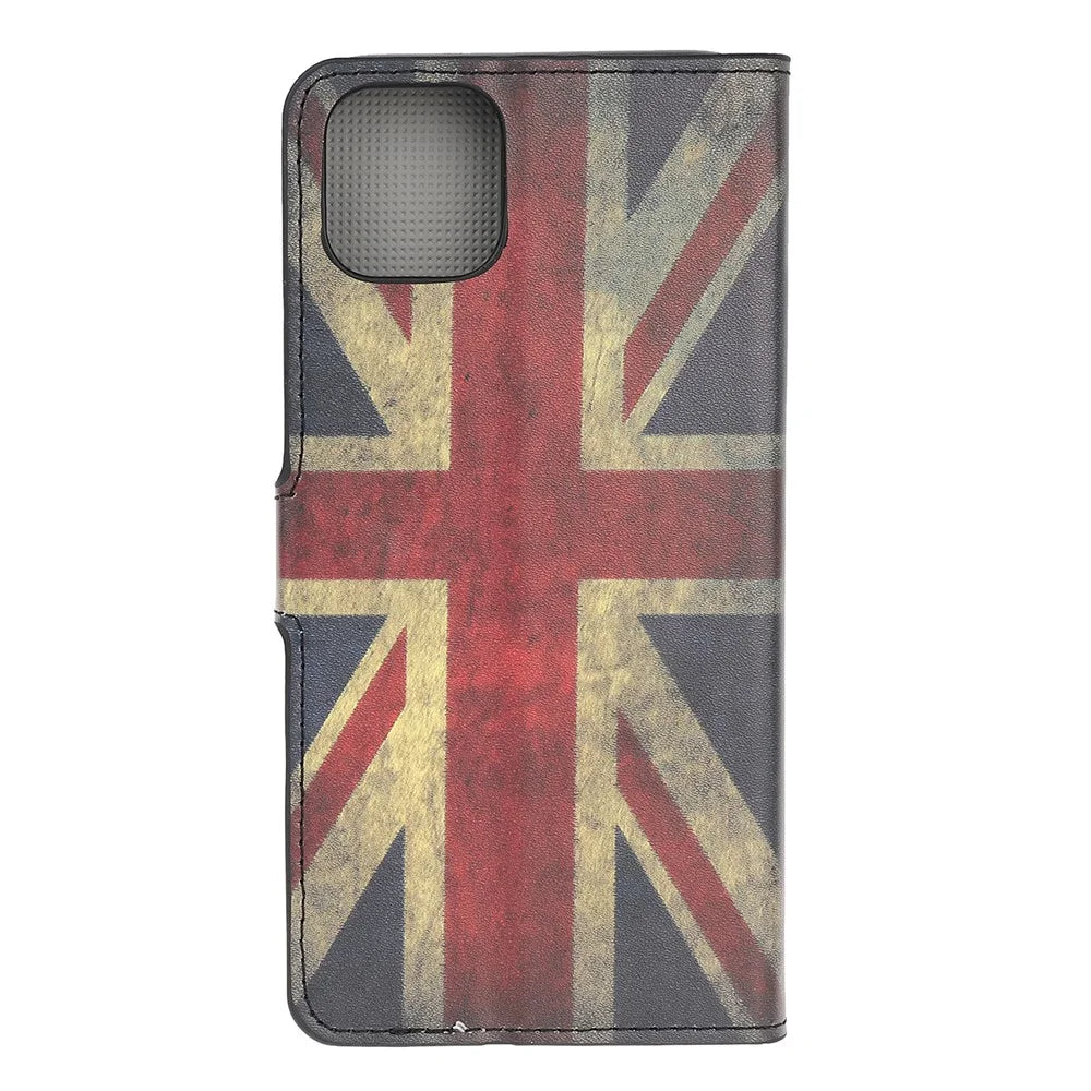 Pattern Printing Wallet Leather Stand Case for iPhone 11 6.1 inch (2019) - Retro UK Flag - 4