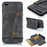 PU Leather Card Holder Magnetic Phone Case Cover for iPhone 8 Plus / 7 Plus 5.5 inch - Grey - 1