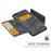PU Leather Card Holder Magnetic Phone Case Cover for iPhone 8 Plus / 7 Plus 5.5 inch - Grey - 6