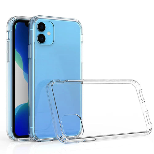 Clear Phone Case for iPhone 11 6.1-inch, Anti-scratch Acrylic + TPU Shockproof High Impact Protective Cover - 1