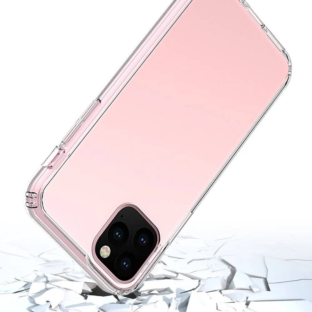Clear Anti-scratch Acrylic + TPU Back Hybrid Shell for iPhone 11 Pro Max 6.5-inch (2019) / XS Max 6.5 inch - 3