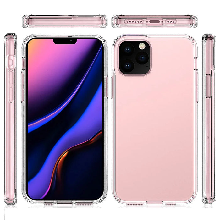 Clear Anti-scratch Acrylic + TPU Back Hybrid Shell for iPhone 11 Pro 5.8-inch (2019) - 2