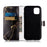 Pattern Printing Leather Wallet Phone Case for iPhone 11 6.1-inch (2019) - Black - 3