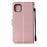 Solid Color Leather Wallet Stand Phone Case Cover for iPhone 11 6.1-inch (2019) - Rose Gold - 2