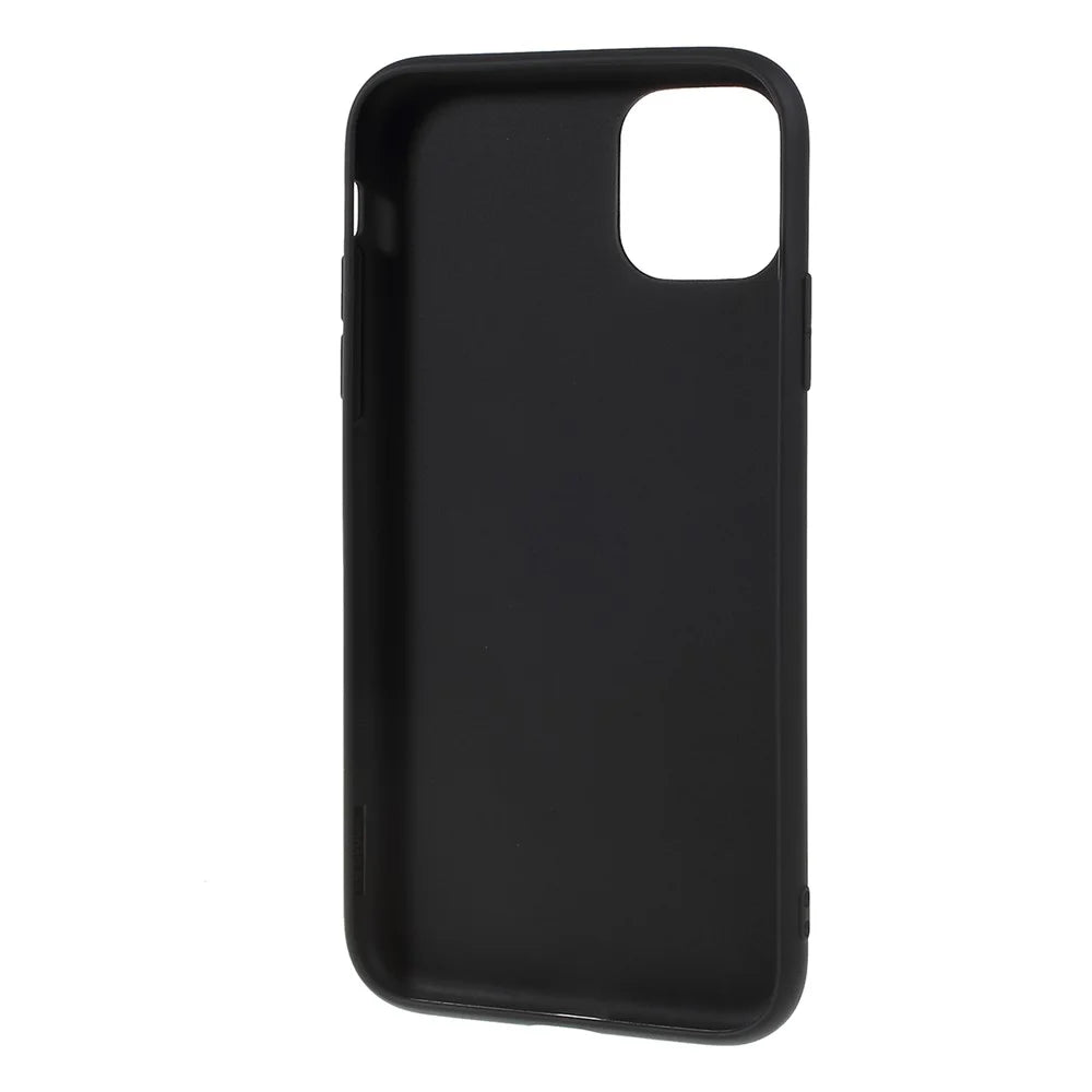Matte Surface TPU Phone Case Shell for iPhone 11 Pro 5.8 inch (2019) - Black - 3