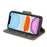 Imprint Butterfly Flower Leather Wallet Case for iPhone 11 6.1 inch (2019) with Foldable Stand - Grey - 5