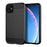 MOFI Carbon Fiber Texture Brushed TPU Soft Back Shell for iPhone 11 6.1 inch (2019) - Black - 1