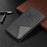 Auto-Absorbed Prismatic Texture Leather Phone Case Card Holder for Iphonese (2020) / SE (2022) / 8 / 7 - Black - 5