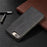 Auto-Absorbed Leather Cellphone Stand Case with Card Slots for iPhone 7 Plus / 8 Plus - Black - 6