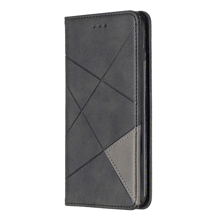 Auto-Absorbed Leather Cellphone Stand Case with Card Slots for iPhone 7 Plus / 8 Plus - Black - 7