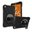 X-Shape PC + TPU Rotary Kickstand Cover with Handstrap for iPad mini (2019) 7.9 inch / mini 4 - Black - 1