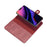 DG.MING For iPhone 11 Pro Max 6.5 inch (2019) Leather Case with Stand Covering - Wine Red - 4